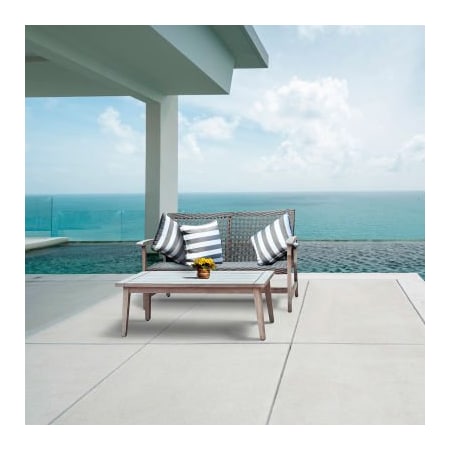 Rta Products Llc DUKAP Monterosso 2 Piece Outdoor Sofa Seating Set O-DK-P013-B